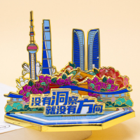 D0815 金屬襟章擺件